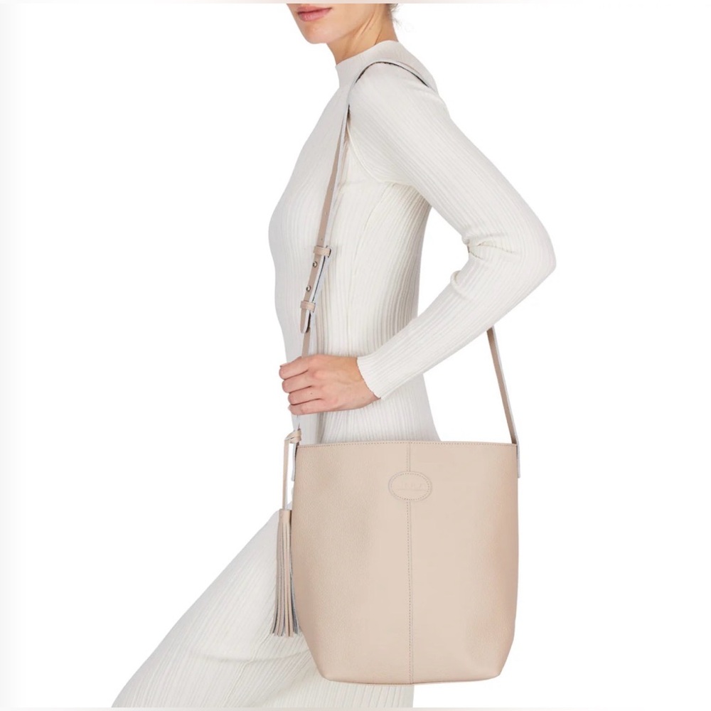 M.I.L.A Joanie Leather Crossbody Bag Marshmellow (Made in Los Angeles)